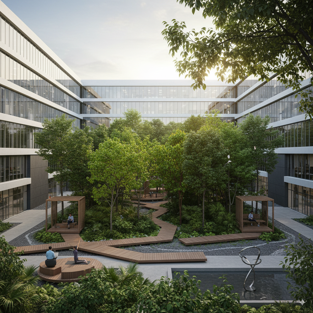 The Office Oasis project for corporate campuses in Ernakulam